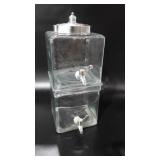 Stacking glass beverage dispensers
