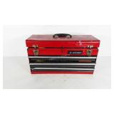 21" Husky toolbox and contents, includes screw