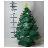 12" ceramic tree, battery operated, with box