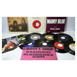 Group of vinyl 45s, some really great singles, 12