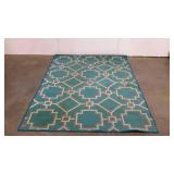 Area rug, 59 x 79, needs cleaned