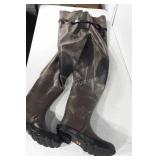 ProLine waterproof hip waders, size 10, steel