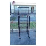 Commercial Store Display Rack, on rollers, 5 wire