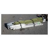 Folding Camping Cot, aluminum framed,