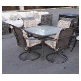 5pc Martha Living Outdoor Table Set, aluminum