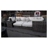 9pc Section Outdoor Sofa Set. All weather wicker,