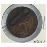 1921 English large penny