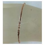 Italian 14k rose gold over Sterling silver