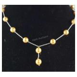 Sterling silver Swarovski gold pearl crystal