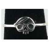 Sterling silver size 9 skull ring