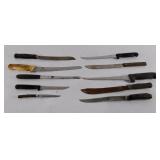 Knives (10), some have rust