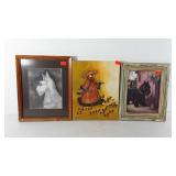 Scottish terrier themed wall art, canvas print,