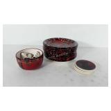 Scottish terrier group, includes seven plates,