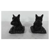 Scottish terrier bookends, 6.5"