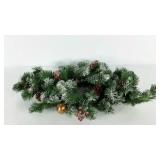 Home Interiors holiday centerpiece, candle