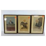 Three Vanity Fair Judge series prints by 