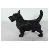 Cast iron Scottish terrier statue, 10"