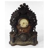 Early vast iron mantle clock, condition as s
