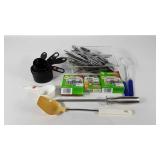 Kitchen utensils, canning lids, flatware, etc.