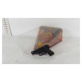 Automatic arcase shooting gallery with toy gun,