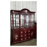 China cabinet, breaks down into 2 pieces, mother