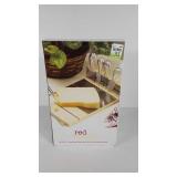 Napa cheese slicer board with stainless knives,
