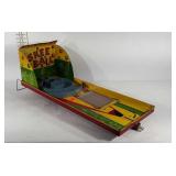 Marx Toys metal skee ball game, no balls, missing