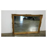 Mirror with gilded frame, 33 x 47