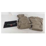 Frogg Toggs rain suit, coat and pants with case,