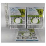 Three Febreze high allergen air filters, 15" ×