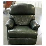 La-Z-Boy leather recliner rocker, hunter green,