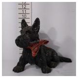 Cast iron dog, ear has been replaced