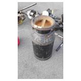 Dairy Farm Milk Can, small cream Style, 20" tall