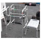Handicap Accessories Group, 2 Folding Walkers,