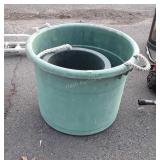 2 Poly Muck Tubs, 12" dia, and one 22" dia