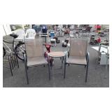 3pc Outdoor Furniture set, 18" Folding stand with