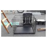 Folding Wire Pet Cage, 2 door type, 36x24x26"