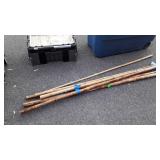6 Sticks of Bamboo, 6ft long, seller code L7