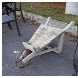 Wheel Barrow Display, all wood made from