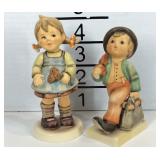 Two Goebel Hummels, both have damage, Flower Girl