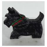 Wooden Scottish terrier decor, 9"
