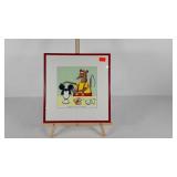 "Mickey Without Makeup" print by John Long,