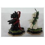 Two Scottish terrier cast iron door stops, 5.5"