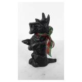 Cast iron Scottish terrier door stop, 9"