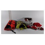 Dog clothes and life jackets (size unknown)