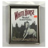 Advertising,  White Horse Whisky mirror sign,