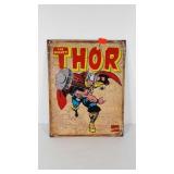 Marvel Comics Mighty Thor metal sign, 12x16