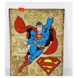 DC Comics Superman metal sign, 12x16