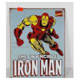 Marvel Comics Iron Man metal sign, 12x16