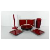 Kitchenwares, includes four square appetizer